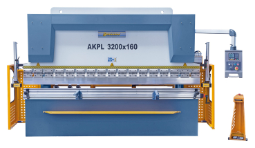 06-1971XL8 Bernardo Hydraulische Abkantpressen AKPL 4000 x 125 mit manueller Bombiereinrichtung