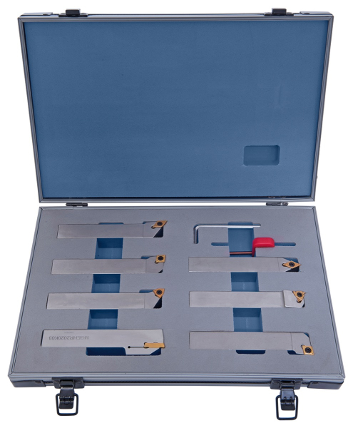 44-3079 Bernardo Drehmeisselsätze Drehmeißelsatz mit HM-Wendeplatten, 20 mm, Satz P