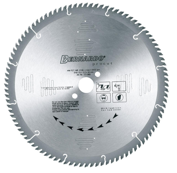 17-1030 Bernardo Kreissägeblätter HM-Kreissägeblatt Procut WZ - 300 x Z96